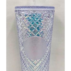 Starbucks holiday jewel 2022 holographic plaid tumbler
